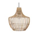 Lampe Suspendue En Rotin Naturel Mazowe