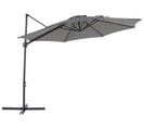 Parasol En Porte-à-faux Gris Foncé D 2,95 M Savona Ii