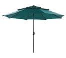 Parasol De Jardin D 2.85 M Vert Émeraude Bibione