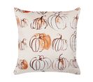 Coussin Velours Beige Cucurbita 45 X 45 Cm