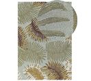 Tapis En Laine à Motif De Plantes 160 X 230 Cm Vize