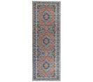 Tapis Bleu Et Orange 70 X 200 Cm Midalam