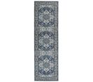 Tapis Gris Et Bleu 60 X 200 Cm Kottar