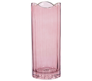 Verre Vase à Fleurs 30 Cm Rose Doré Perdiki