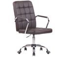 Fauteuil De Bureau Terni Marron/similicuir