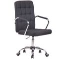 Fauteuil De Bureau Terni Noir /tissu