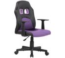 Fauteuil De Bureau Fun Pour Enfants Noir / Violet