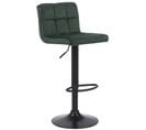 Tabouret De Bar Feni En Velours Vert