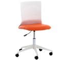 Chaise De Bureau Originale Apolda Orange/similicuir