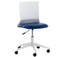 Chaise De Bureau Originale Apolda Bleu/similicuir