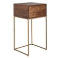 Table De Chevet Bois Massif 40x75,5x35 Cm Table De Nuit D'appoint Haute