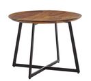 Table Basse Ronde Bois Massif 60x60x45 Cm Petite Table De Salon Moderne