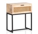 Table De Chevet Bois Massif 50x60x30 Cm Table De Nuit D'appoint Haute