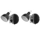 Lot De 2 Lampes Murales Noir Harrington