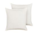 Lot De 2 Coussins Blanc Cassé Subulata 45 X 45 Cm