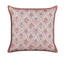 Coussin Impression En Bloc Coton Rouge Picea 45 X 45 Cm