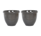 Lot De 2 Cache-pot Marron D 49 Cm Tesalia