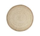 Tapis Rond En Jute D 120 Cm Beige Clair Menemen