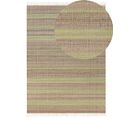 Tapis En Jute Beige Et Vert Clair 160 X 230 Cm Talpur