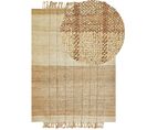 Tapis En Jute Beige 200 X 300 Cm Karkin