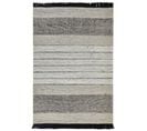 Tapis En Laine Beige Et Noir 140 X 200 Cm Yazlik