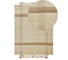 Tapis En Jute 140 X 200 Cm Beige Yelmez