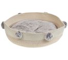 Lit Animal En Coton Beige Ø 44 Cm Ortaca