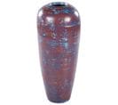 Terre Cuite Vase Décoratif 59 Cm Bleu Dojran