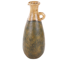 Terre Cuite Vase Décoratif 50 Cm Vert Doré Maroneja