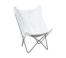 Velours Fauteuil Blanc Nybro