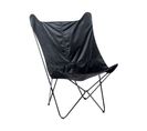 Velours Fauteuil Noir Nybro