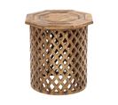 Table D'appoint En Bois De Manguier Sombre Khanpur