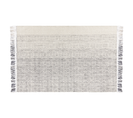 Tapis En Laine Blanc Et Gris 140 X 200 Cm Omerli