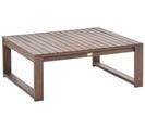 Table De Jardin 90 X 75 Cm Bois Foncé Timor