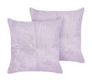 Lot De 2 Coussins Violet Millet 43 X 43 Cm