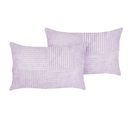 Lot De 2 Coussins Violet Millet 47 X 27 Cm