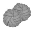 Lot De 2 Coussins Bouclé Gris Akola 31 X 31 Cm