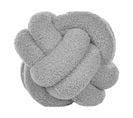 Coussin Bouclé Gris Malni 19 X 19 Cm