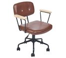 Chaise De Bureau En Pu Marron Algerita