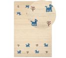 Tapis Gabbeh En Laine Beige 200 X 300 Cm Yali