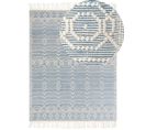 Tapis En Laine Bleu 160 X 230 Cm Orhaneli