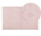 Tapis En Laine 200 X 300 Cm Rose Adana