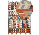 Tapis Kilim En Laine Multicolore 160 X 230 Cm Kaghsi