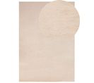 Tapis En Fausse Fourrure De Lapin Beige 160 X 230 Cm Mirpur