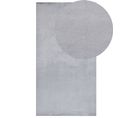 Tapis En Fausse Fourrure De Lapin Gris 80 X 150 Cm Mirpur