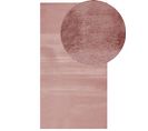 Tapis En Fausse Fourrure De Lapin Rose 80 X 150 Cm Mirpur