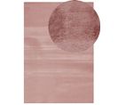 Tapis En Fausse Fourrure De Lapin Rose 160 X 230 Cm Mirpur