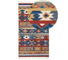 Tapis Kilim En Laine Multicolore 80 X 150 Cm Norakert