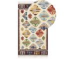 Tapis Kilim En Laine Multicolore 80 X 150 Cm Aknalich