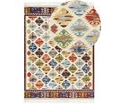 Tapis Kilim En Laine Multicolore 160 X 230 Cm Aknalich